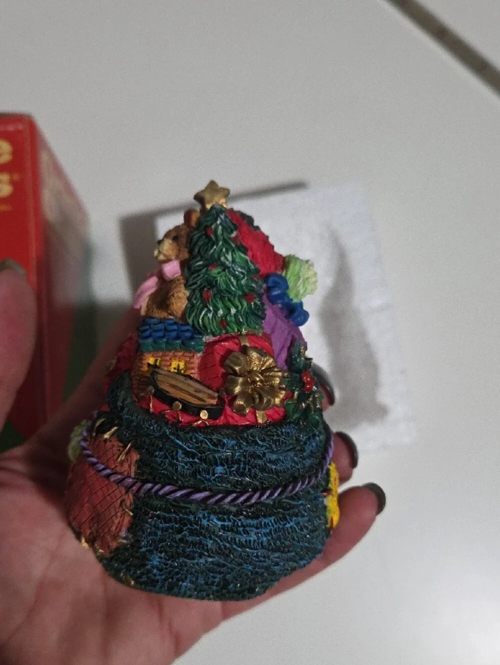 Crinkle Claus By Possible Dreams Top Spin Crinkle Figurine #659037